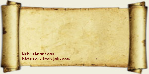 Valentina Jerinić vizit kartica